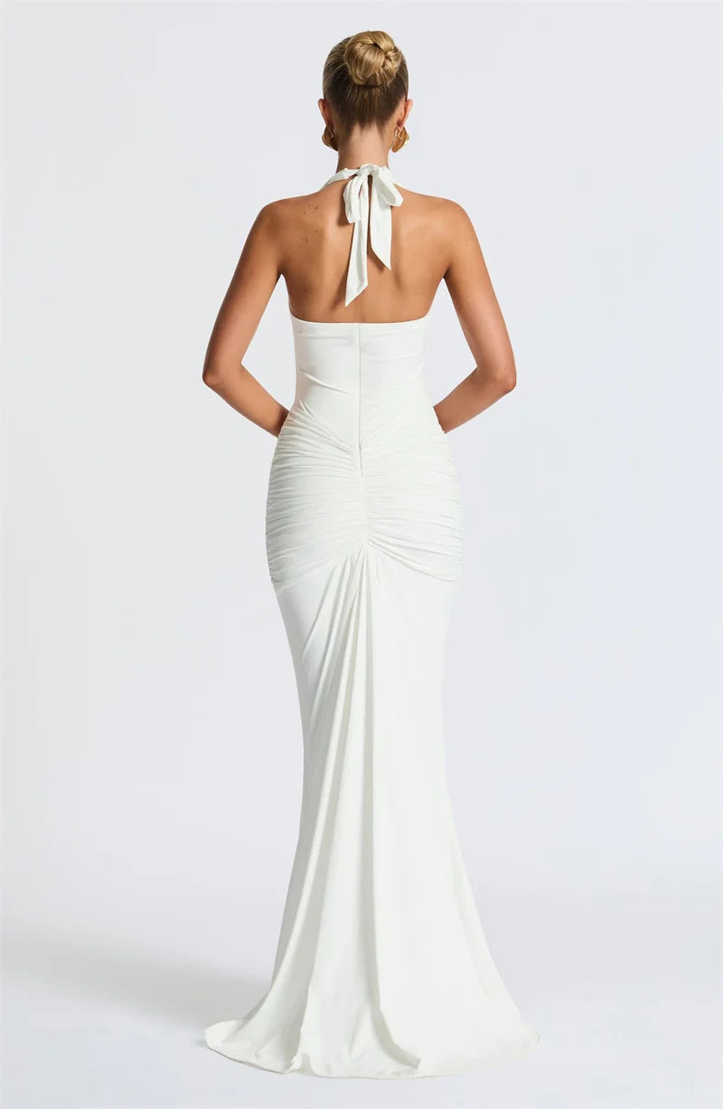 Selesta Deep Drape Gown