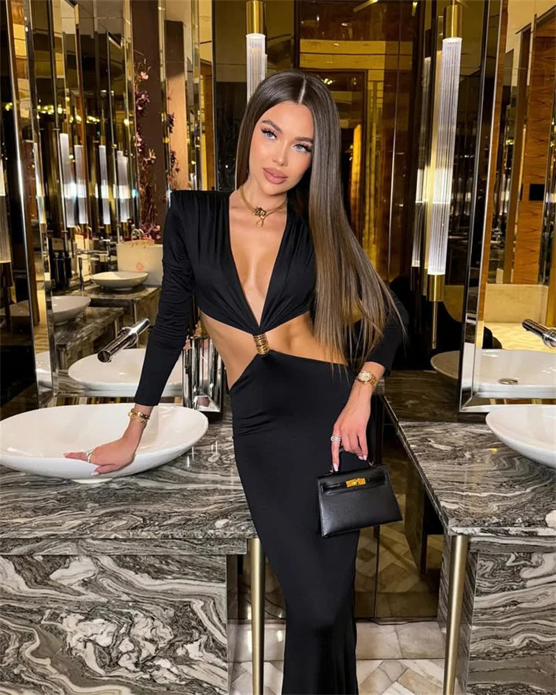 Serena Cutout Maxi Gown