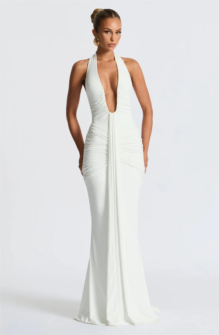Selesta Deep Drape Gown