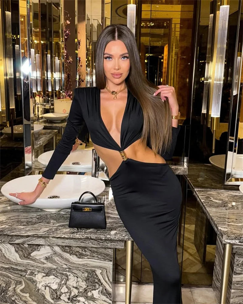 Serena Cutout Maxi Gown