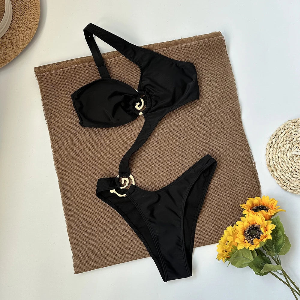 Selene Spiral Cutout Swimsuit