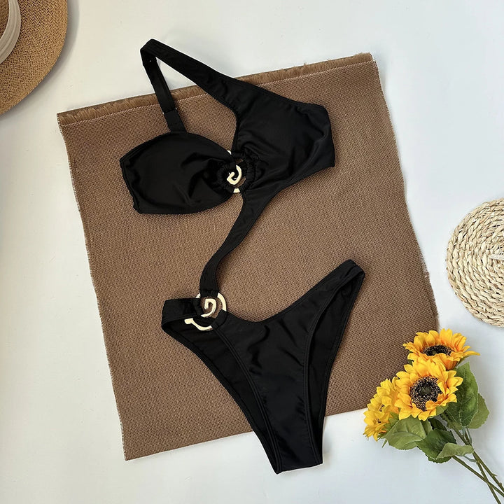 Selene Spiral Cutout Swimsuit